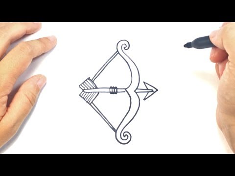 How to draw a Bow and Arrow Step by Step 