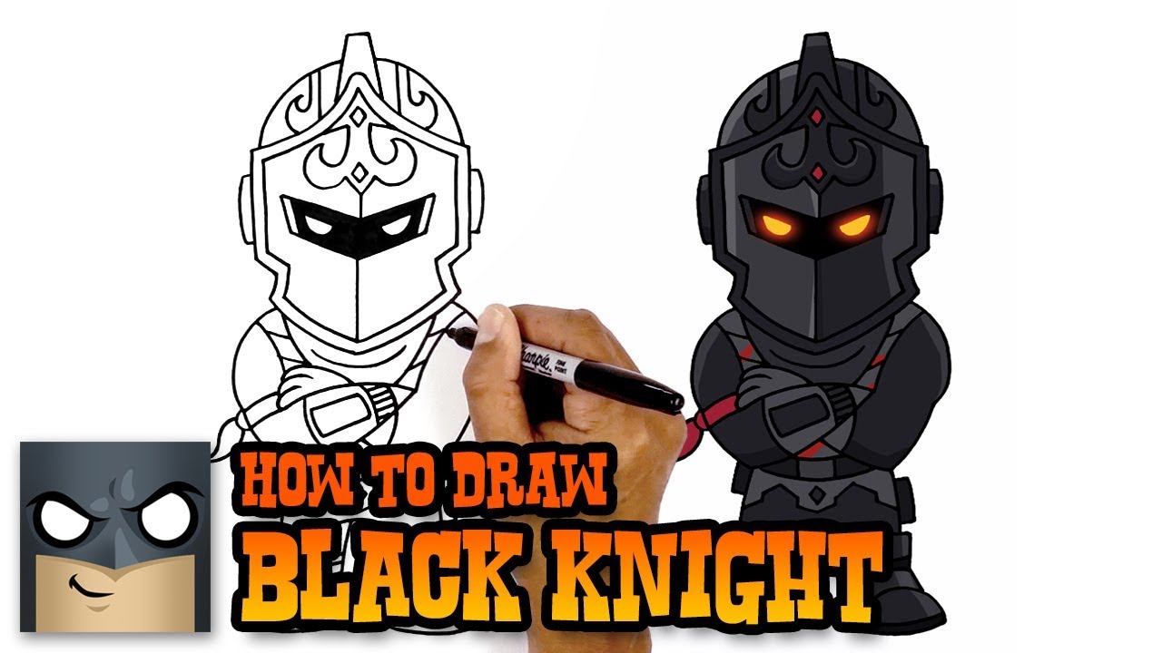 How To Draw Fortnite Black Knight - roblox black knight helmet id