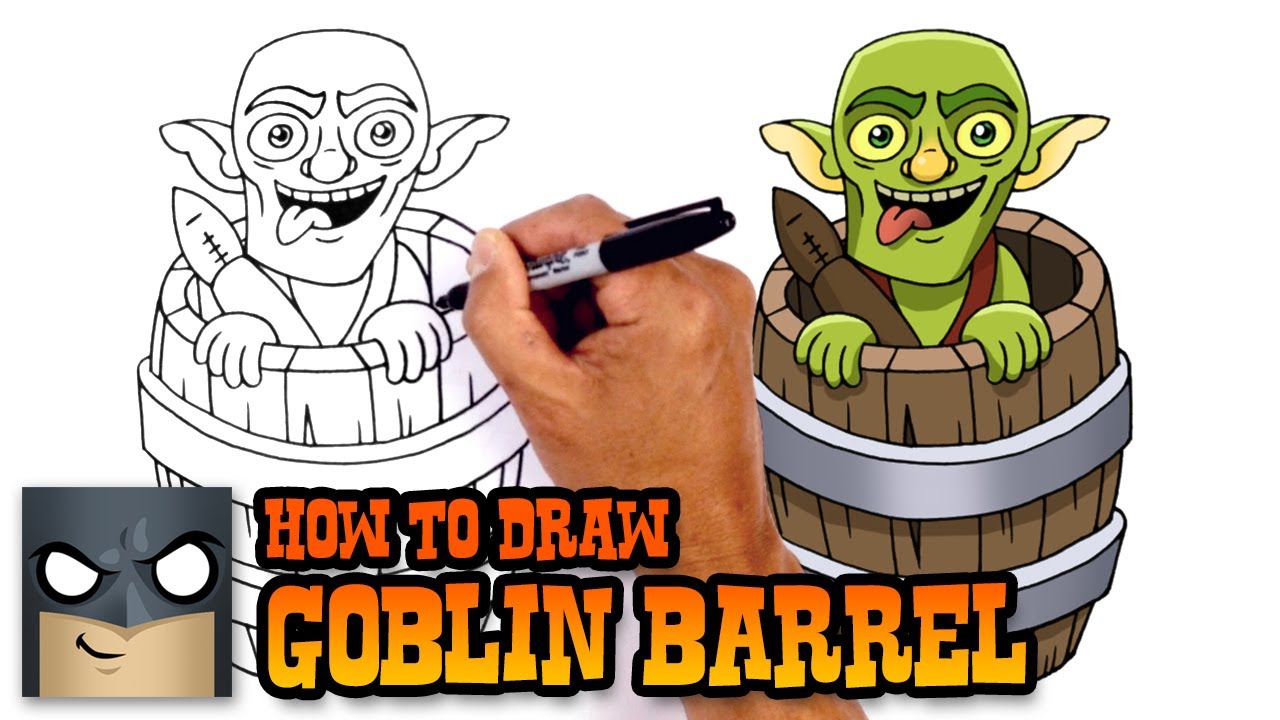 How to Draw Clash Royale | Goblin Barrel 