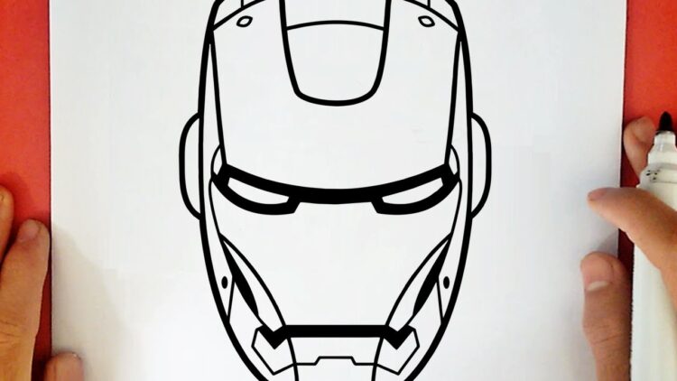 how to draw iron man