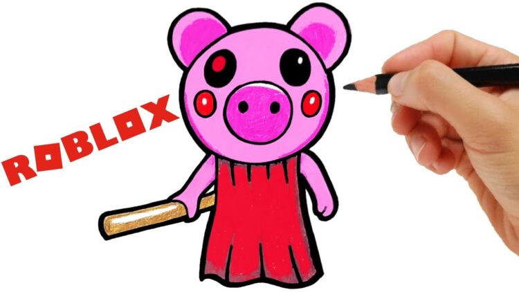 How To Draw Roblox Piggy Step By Step - kawaii cute roblox picture ids