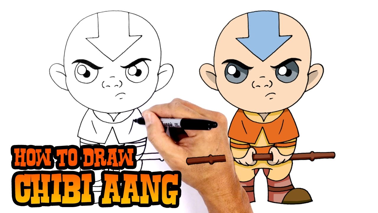 How To Draw Aang Avatar The Last Airbender - roblox the last airbender hack