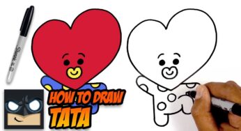 HOW TO DRAW BT21 | TATA | STEP BY STEP TUTORIAL