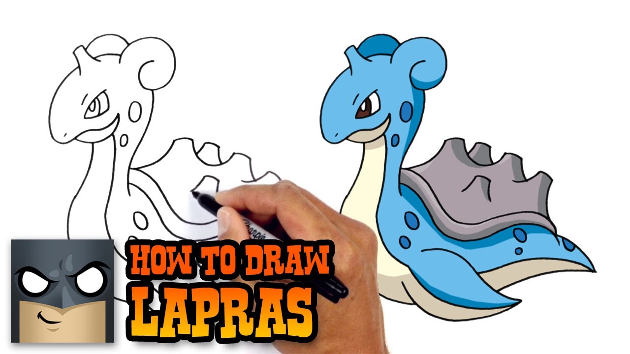 How to Draw Pokemon | Lapras | Step by Step 
