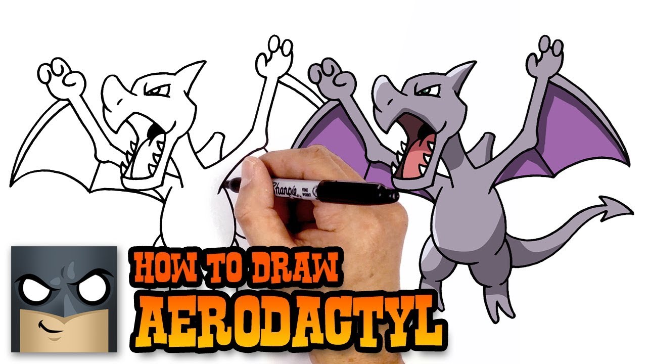 How to Draw Pokemon | Aerodactyl | Step by Step 