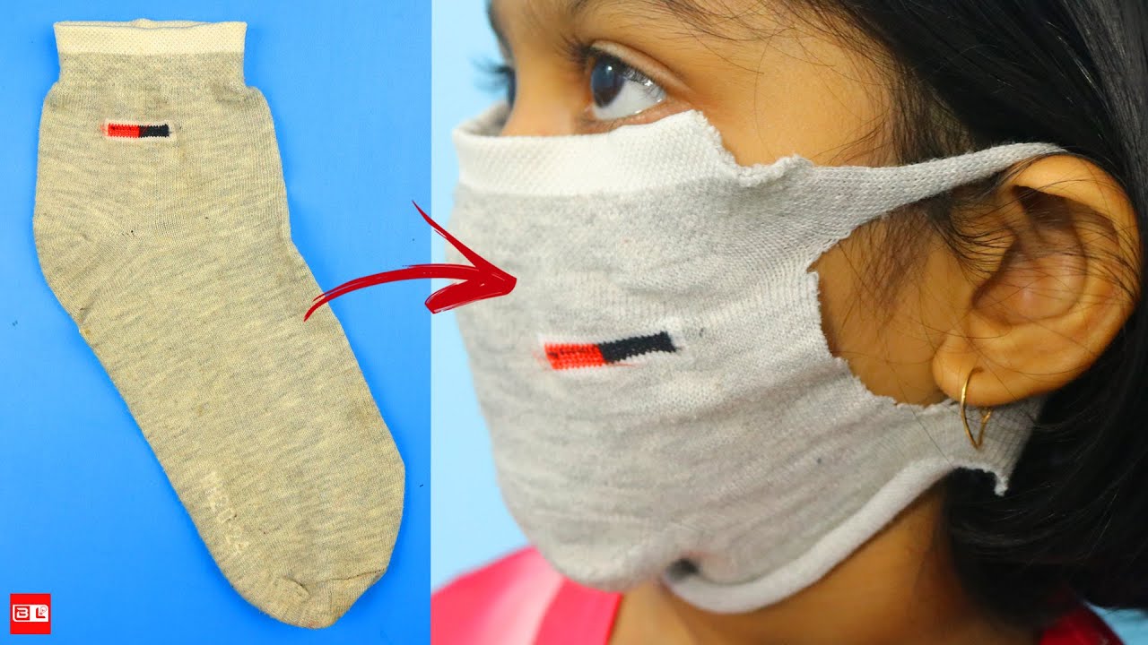 Make Fabric Face Mask at home - DIY Face Mask No Sewing Machine - DIY Yüz Maskesi 