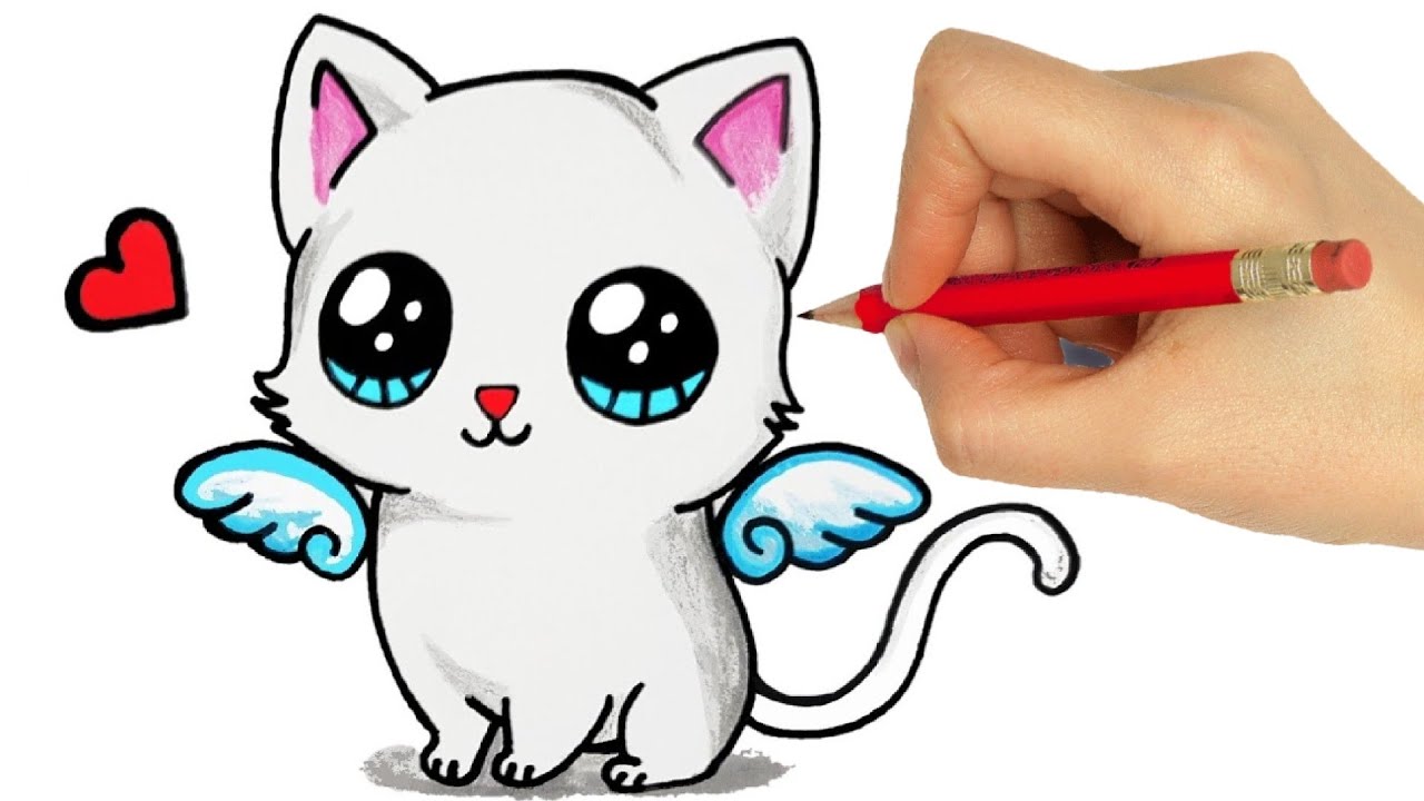 how to draw a cat easy step by step | drawing a cat easy step by step 