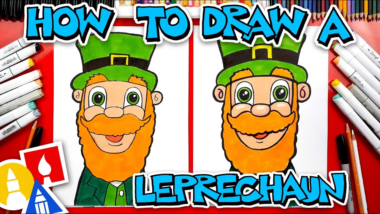 How To Draw A Big Leprechaun Face 