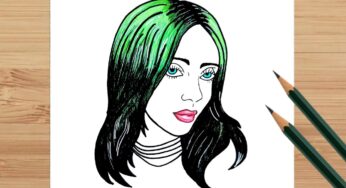 HOW TO DRAW BILLIE EILISH