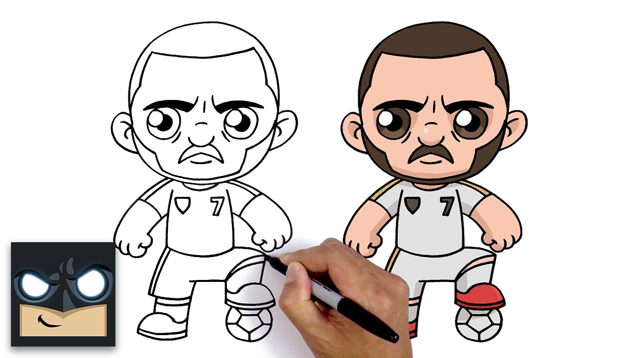 How To Draw Eden Hazard | Real Madrid 