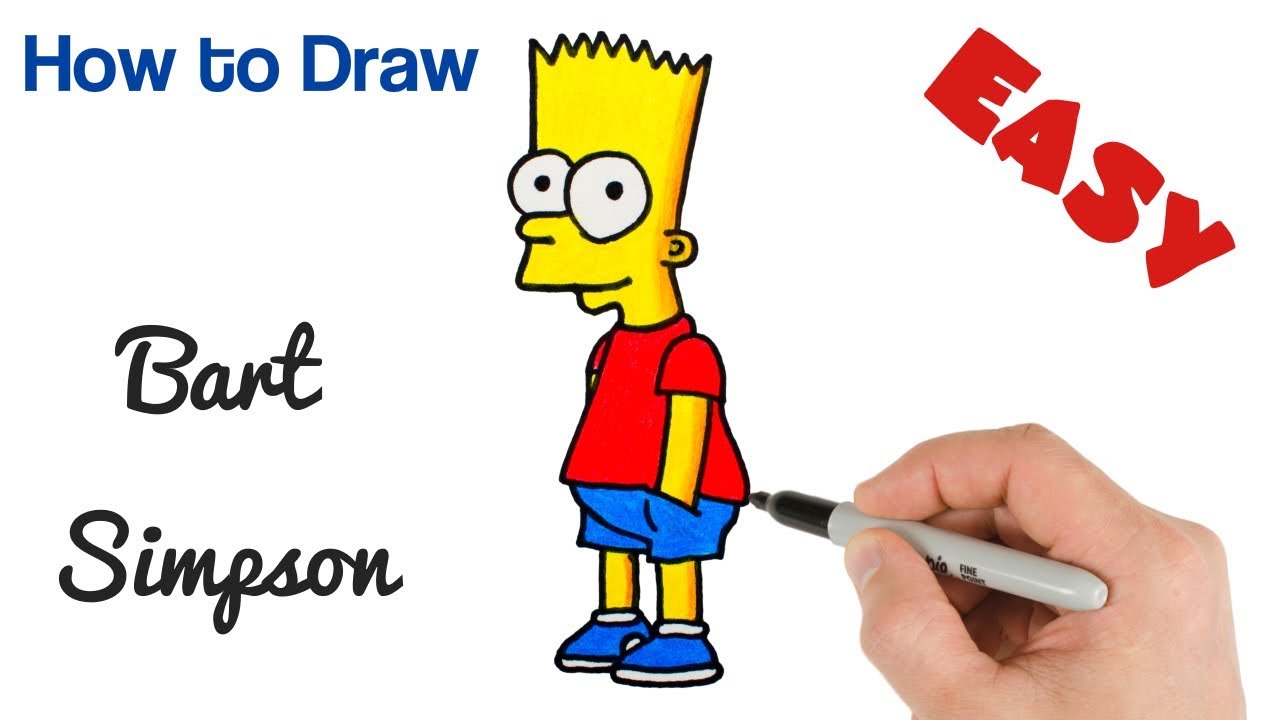 How to Draw Bart Simpson | The Simpsons Art Tutorial