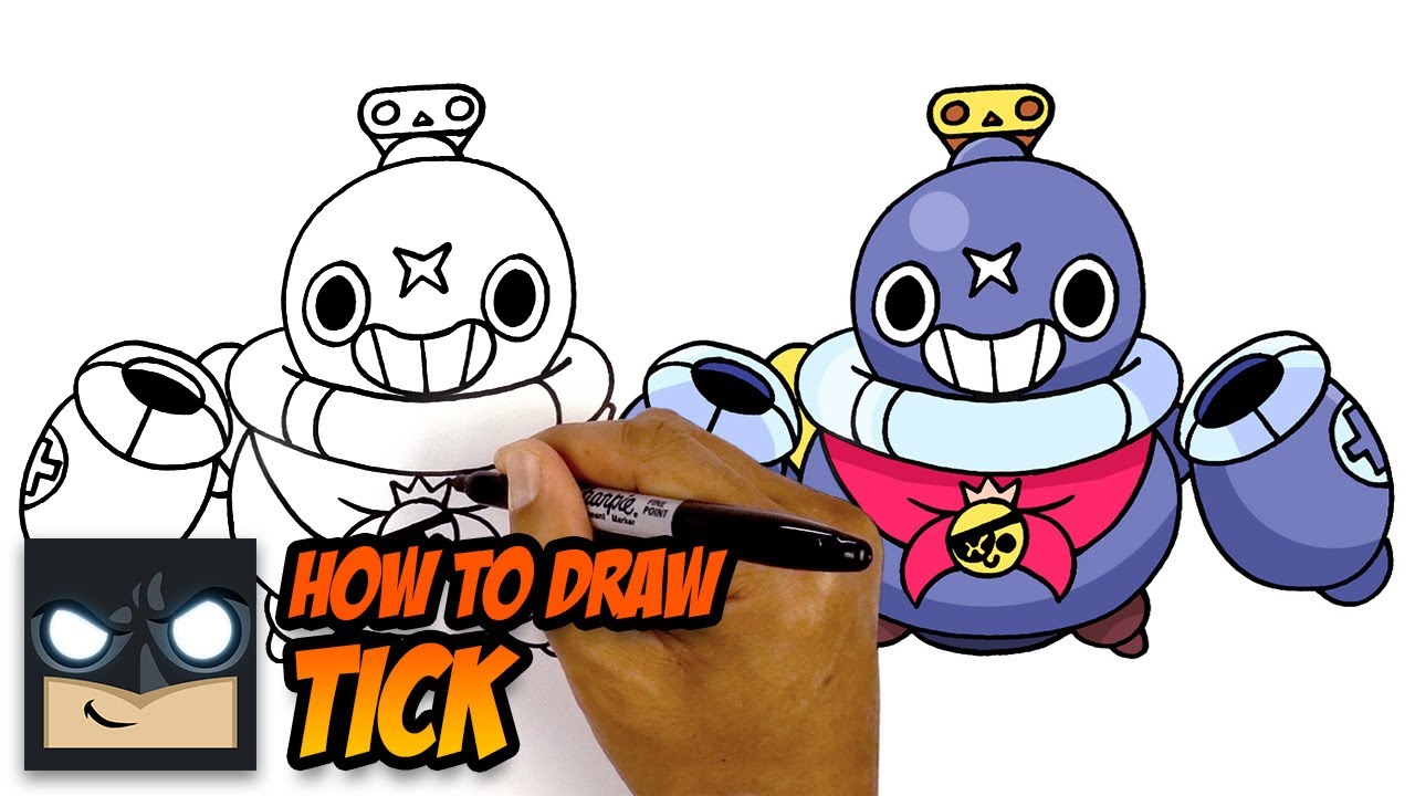 How to Draw Brawl Stars | Tick 