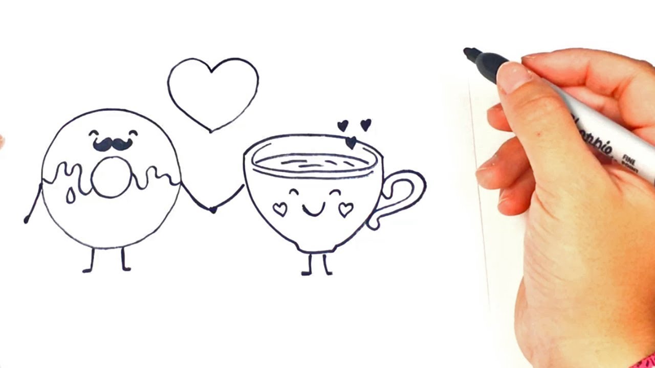 How to draw a In love Characters | Love Drawings | Romantic Drawingss 