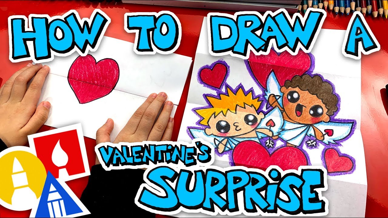 How To Draw A Valentine S Day Folding Surprise Challenge Time - valentine s day iii a roblox machinima youtube