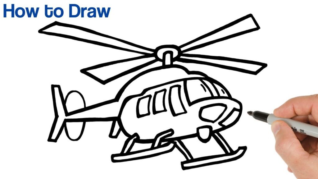 Featured image of post How To Draw Helicopter Easy How to draw a helicopter