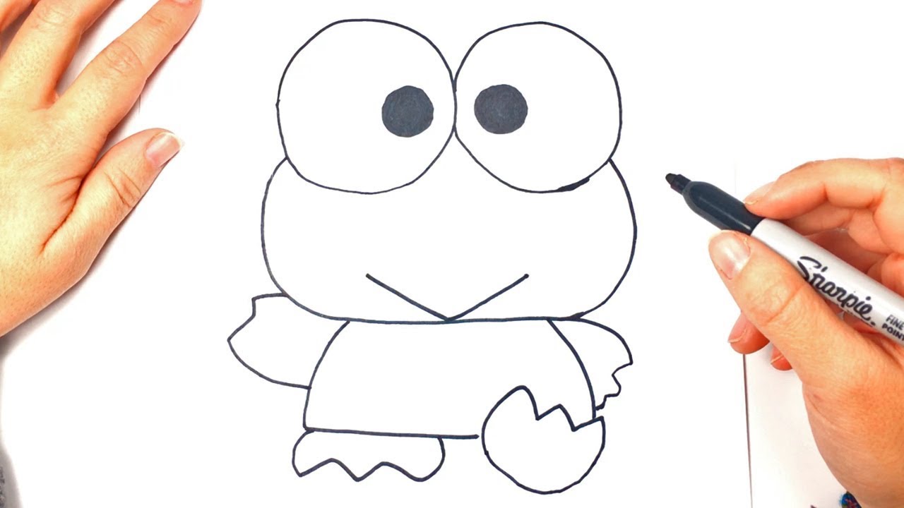 How to draw a Little Frog Step by Step | Easy drawings 