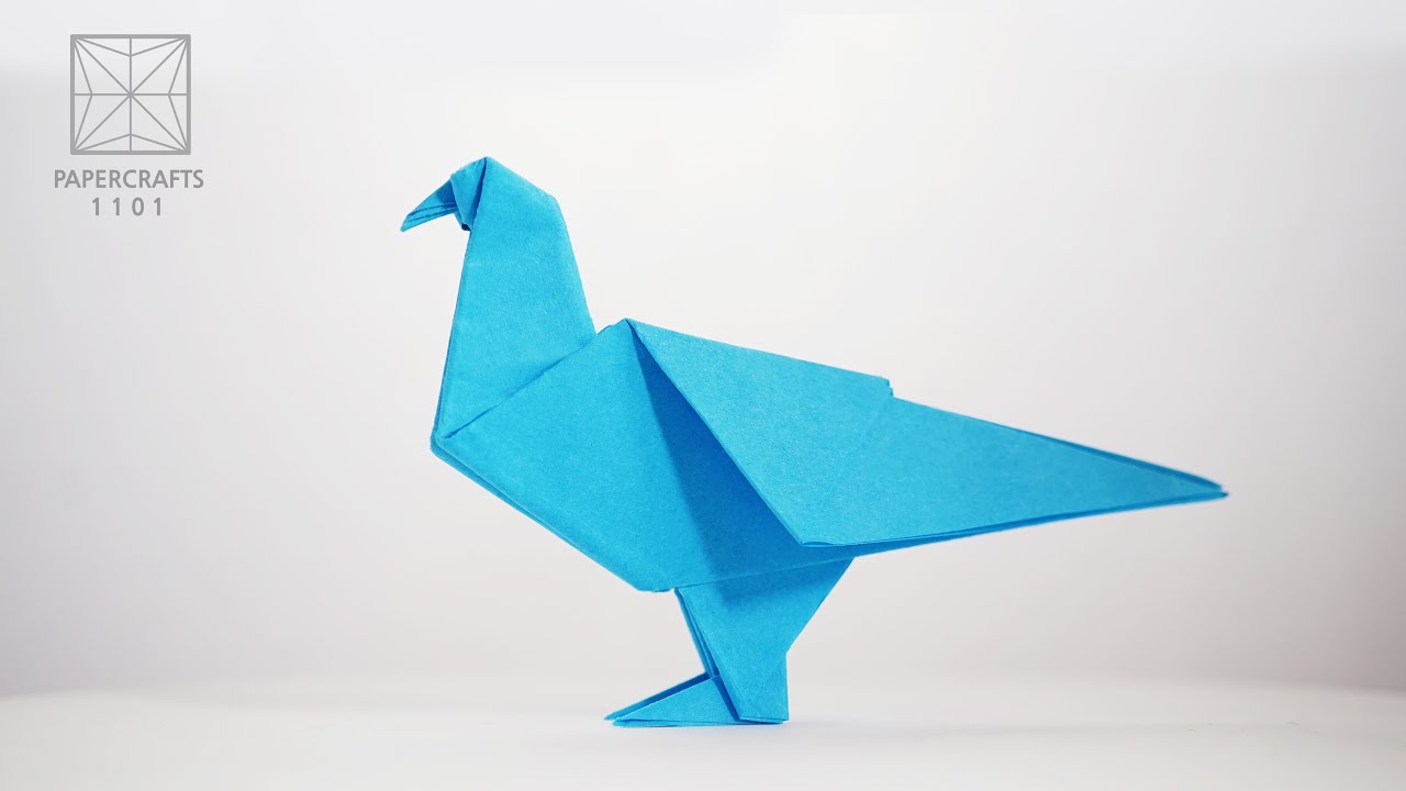 Origami Pigeon Oригами おりがみ Oριγκάμι 折纸 摺紙 พับ 종이접기 Paper Crafts 