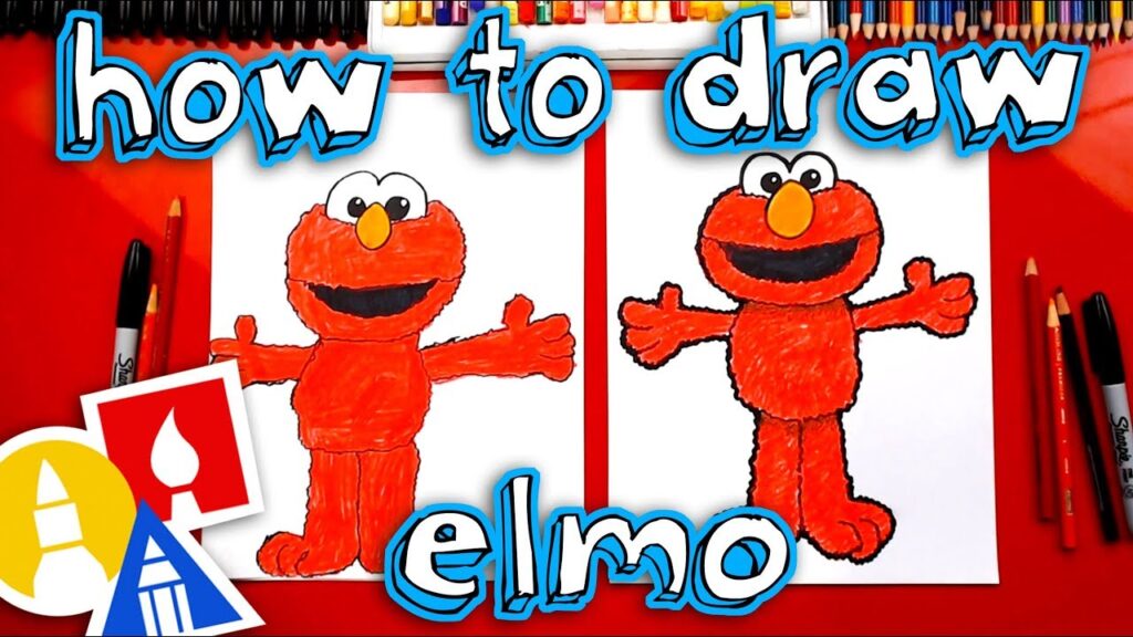 How To Draw Elmo From Sesame Street - denis daily roblox toothpaste all