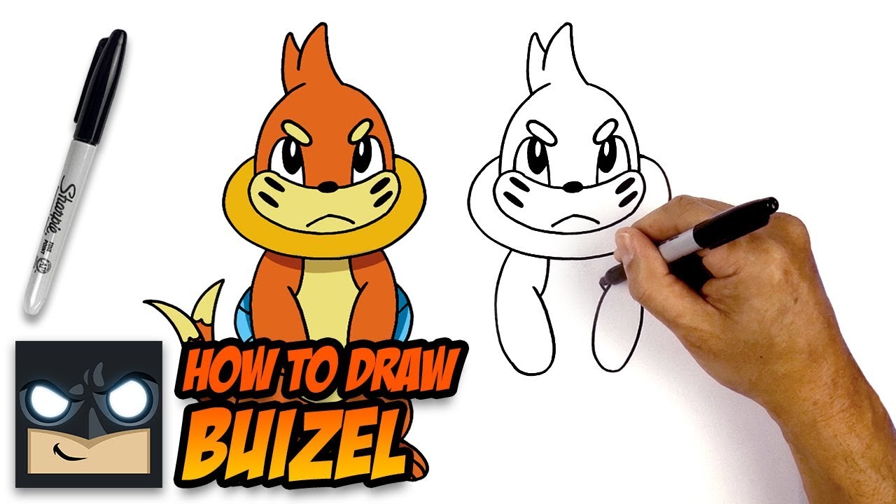 How to Draw Pokemon | Buizel | Step-by-Step 