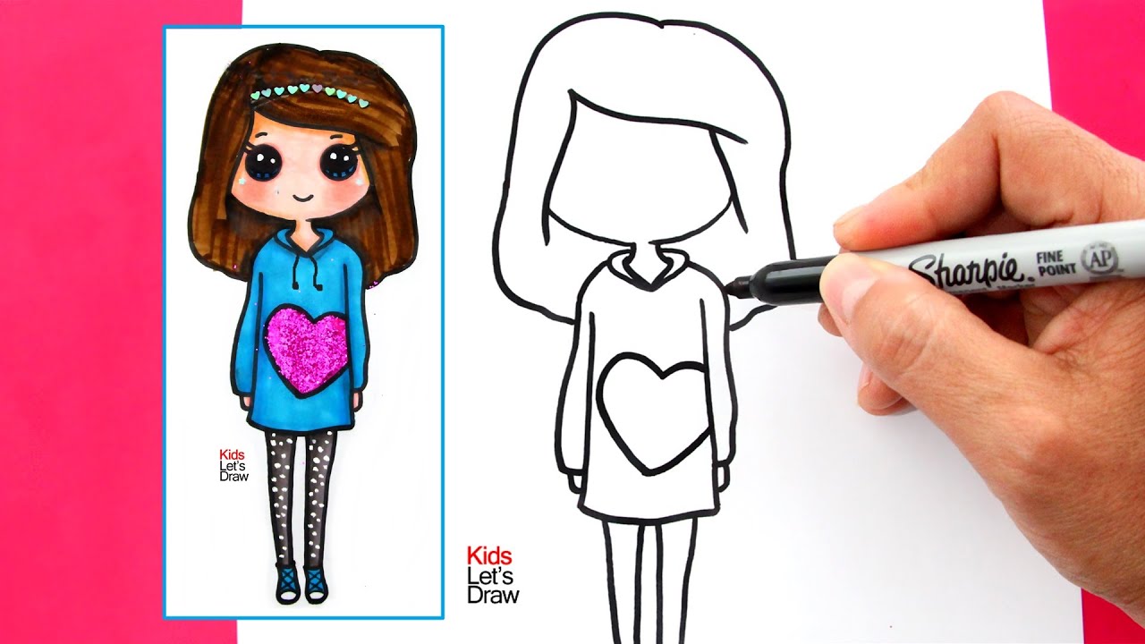 Aprende a dibujar un Modelo de CHICA ADOLESCENTE | How to Draw a Cute Teen Girl 