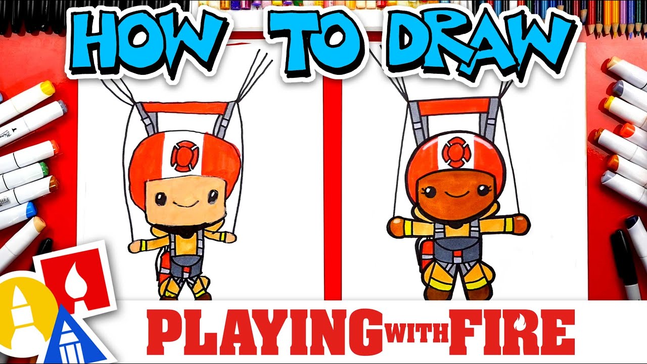 How To Draw A Smokejumper From The Movie Playing With Fire 