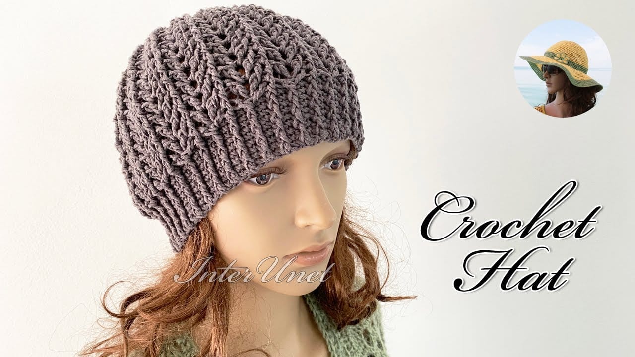 crochet slouchy beanie hat free pattern 