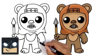 How To Draw Ewok | Star Wars