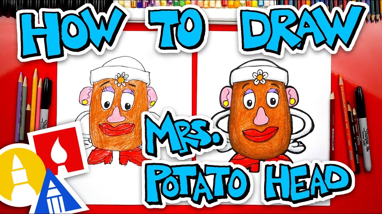 How To Draw Mrs Potato Head - Challenge Time! 