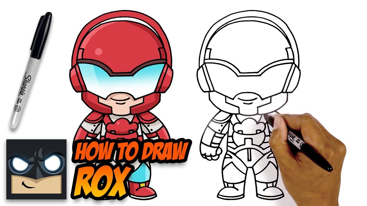 How to Draw Rox | Fortnite Season 9 