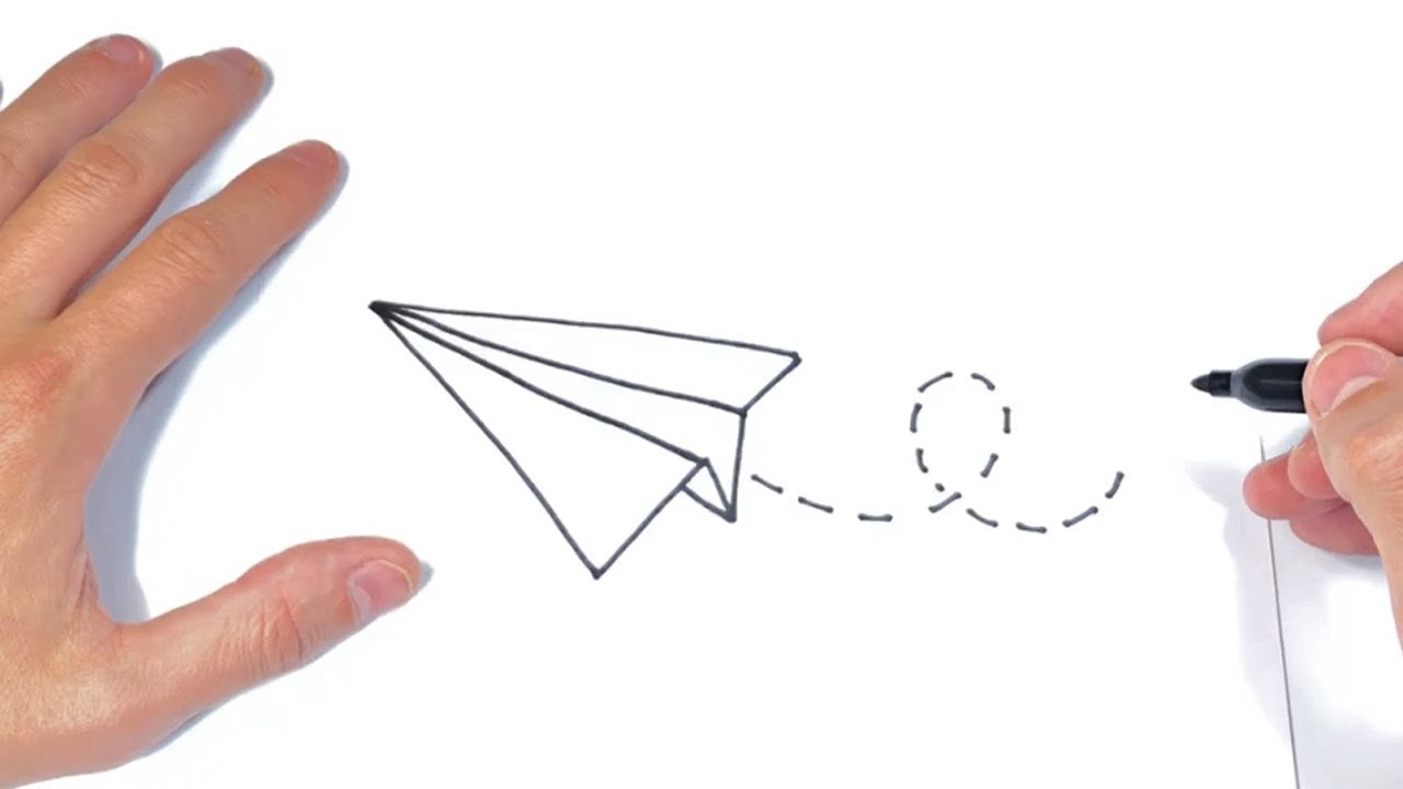 Como hacer un avión de papel fácil para niños
