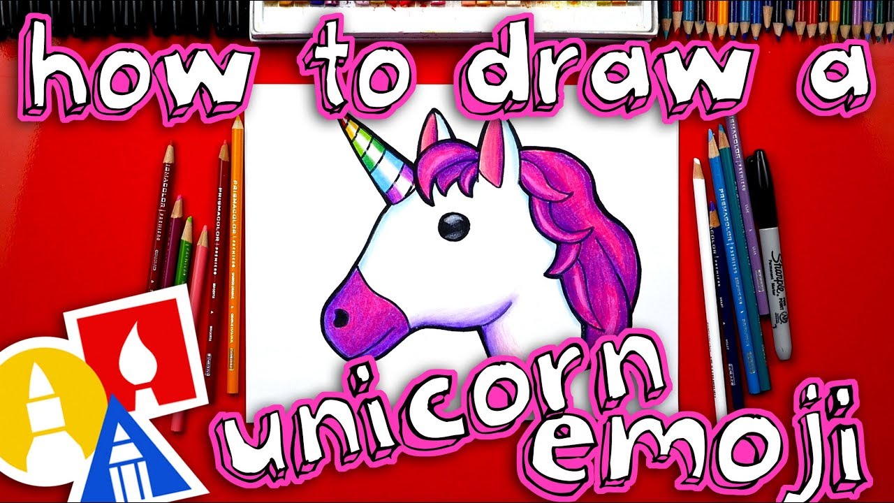 How To Draw The Unicorn Emoji ? 