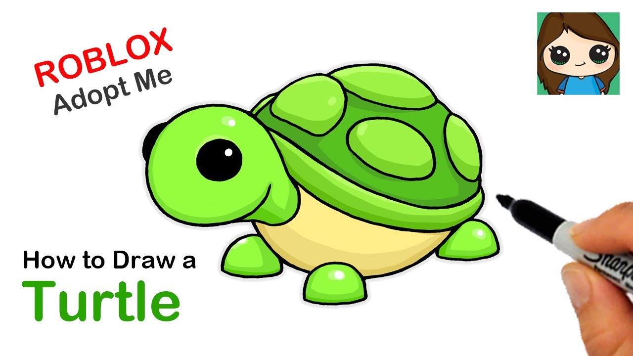 How To Draw A Turtle Roblox Adopt Me Pet - roblox id pictures cute