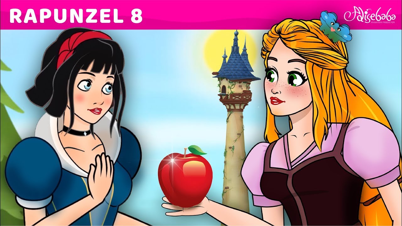 Rapunzel Series Episode 8 - Snow White's Birthday Party - Fairy Tales and Bedtime Stories For Kids 
