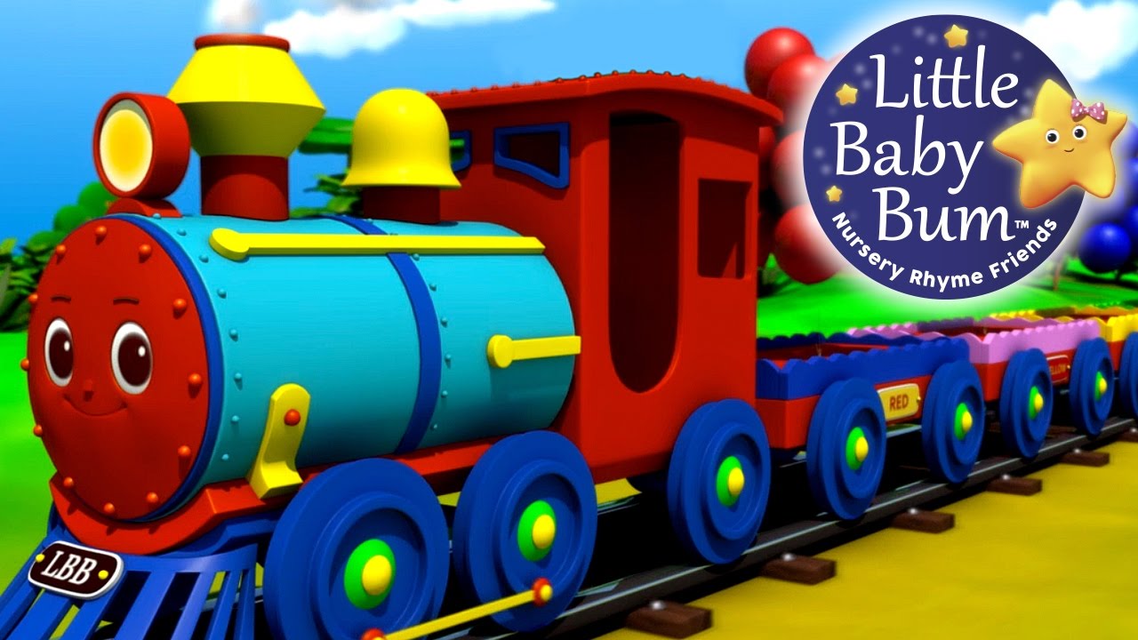 Learn with Little Baby Bum | The Color Train Song | Learn Colours | Nursery Rhymes for Babies 