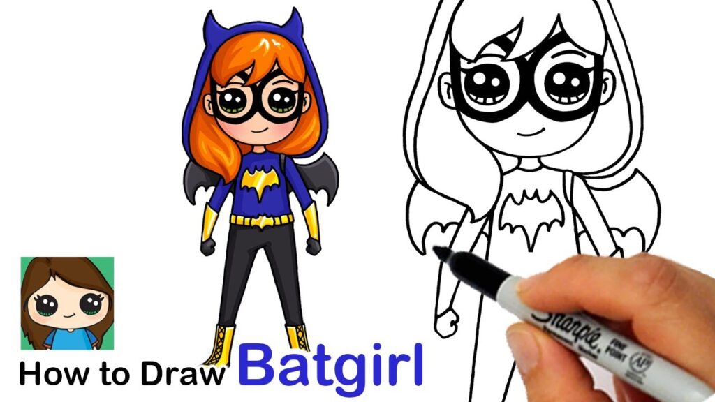 How To Draw Batgirl Dc Super Hero Girls - id superhero animation in roblox
