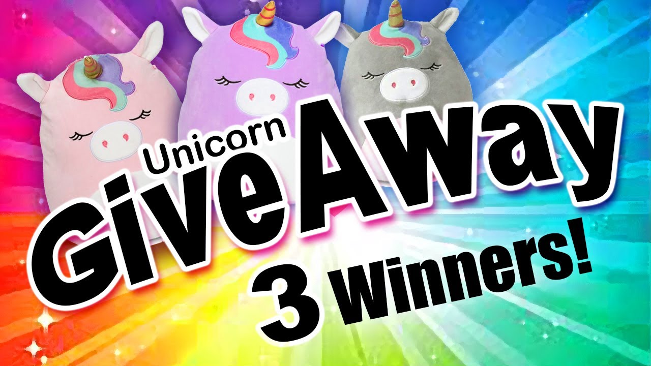 Cutie GiveAway Time! ? Enter to WIN a Unicorn Squishmallow! 