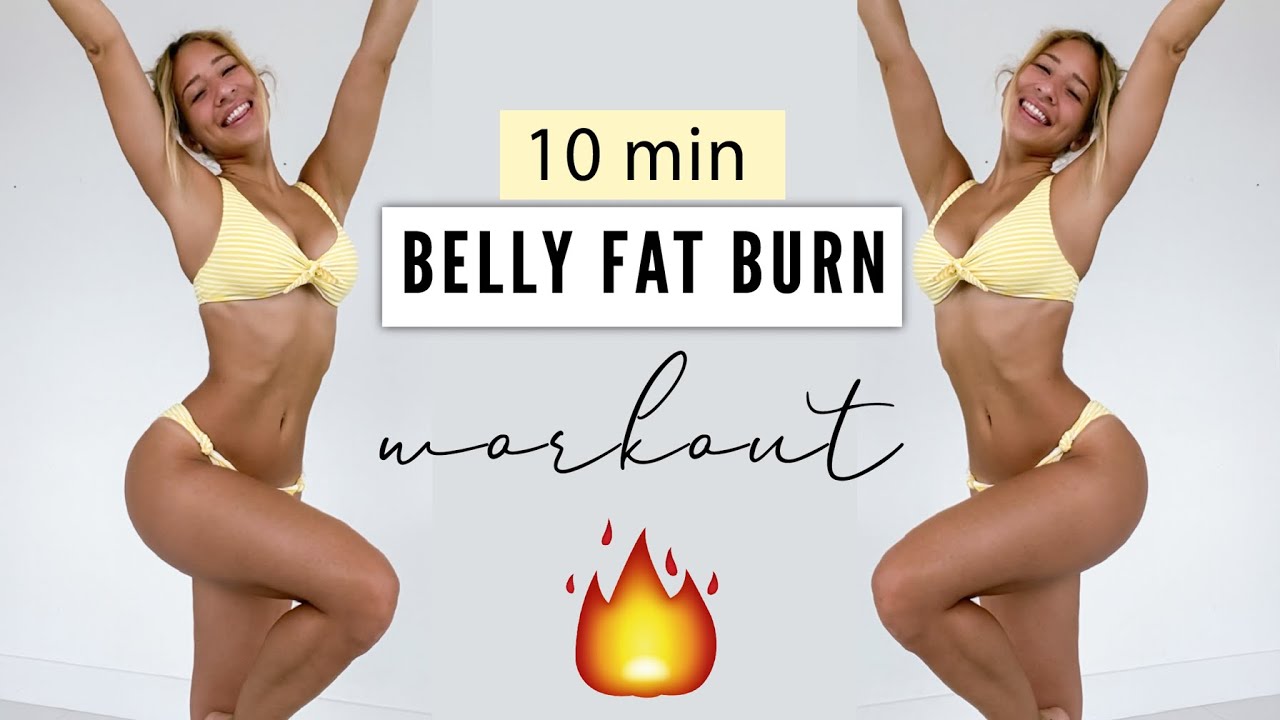 BELLY FAT BURN WORKOUT ? HIIT Cardio Workout 