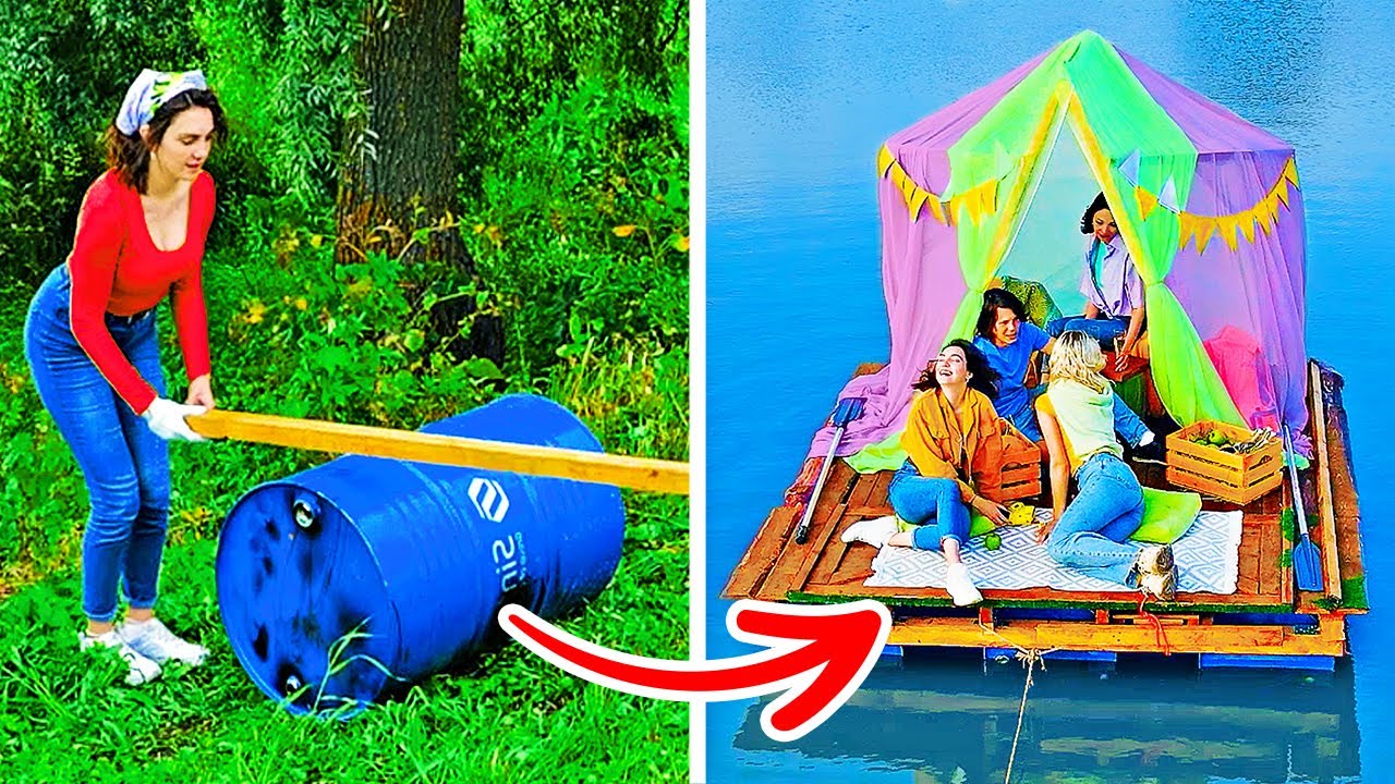 HUGE DIY BOAT || 25 AWESOME RECYCLING CRAFTS YOU CAN MAKE FROM OLD STUFF 