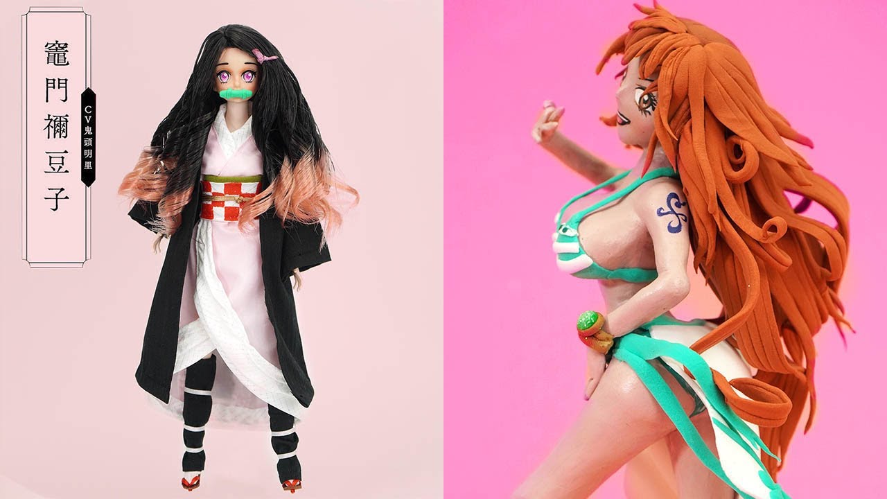 10 DIY Barbie Doll Hacks To Look Like Nezuko [竈門 禰豆子] Nami [ナミ] | DIY Miniature Ideas for Barbie 