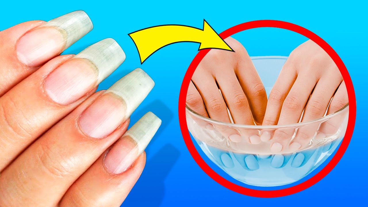 STRONG AND LONG NATURAL NAILS || 29 MANICURE HACKS EVERY GIRL SHOULD TRY 