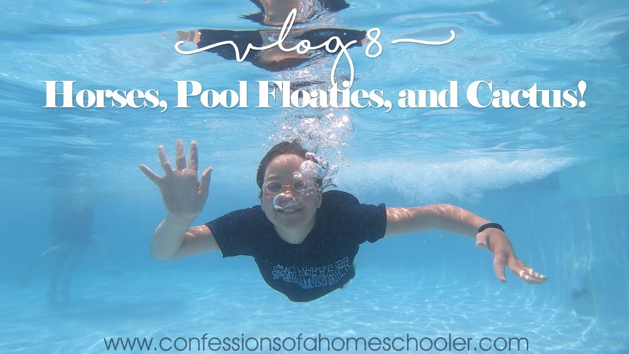 Horses, Pool Floaties, and Cactus! - Vlog 8 