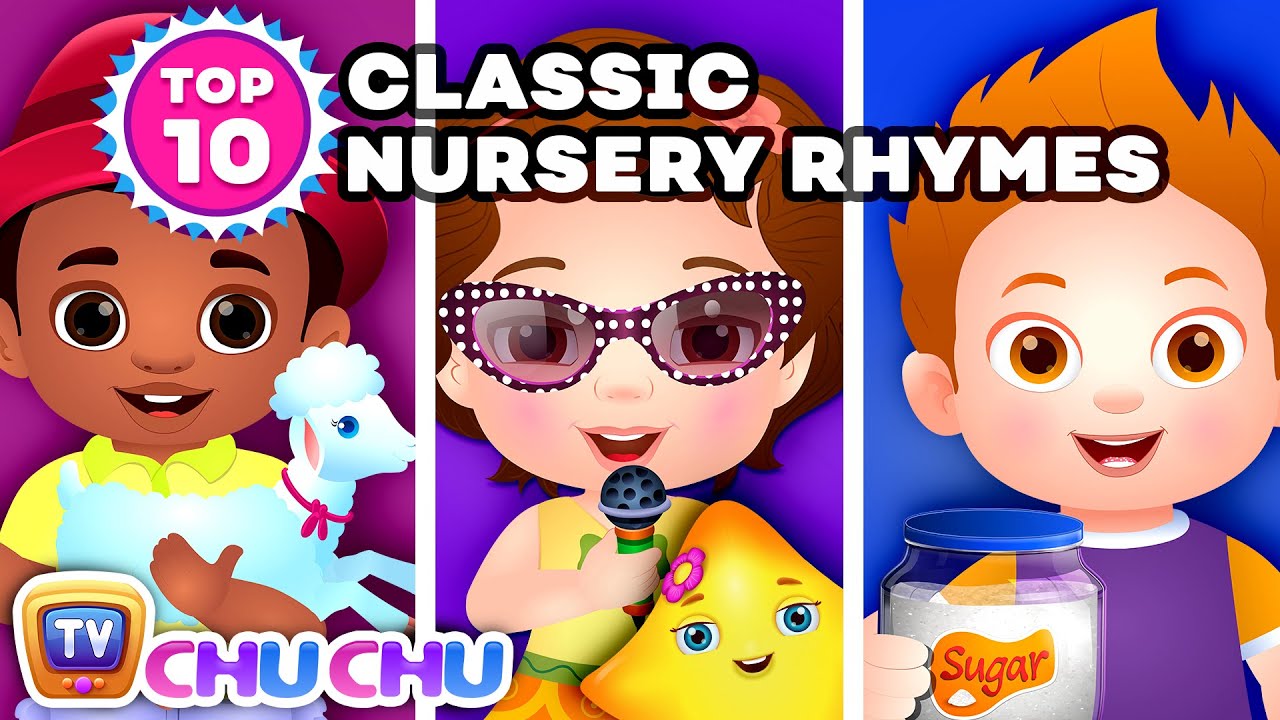 ChuChu TV Top 10 Classic Nursery Rhymes Collection - Old Macdonald & More Kids Songs 