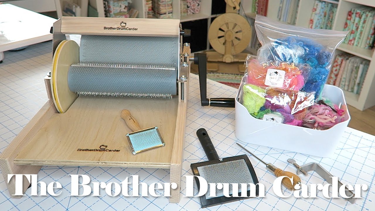 Brother Drum Carder Unboxing! // REVIEW 