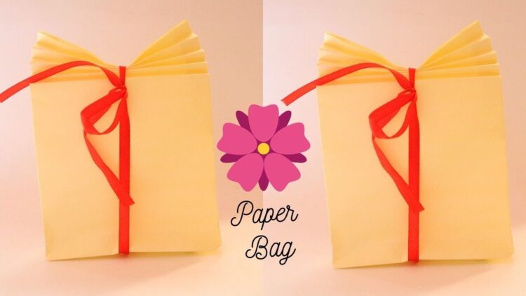 How To Make Paper Bag Paper Gift Bag Paper Bag Making At Home Origami Bag - roblox paper bag diy