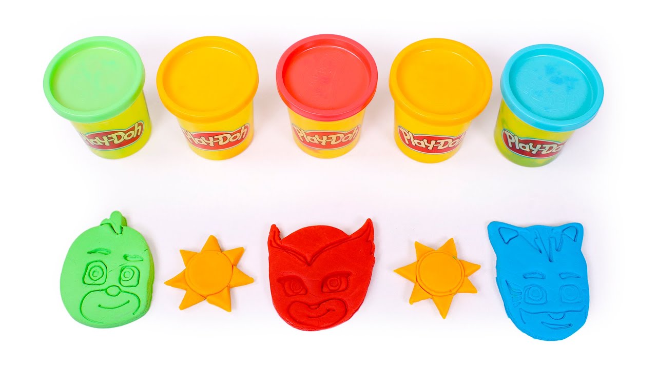 Manualidades de verano con los PJ MASKS y Play Doh ??? Videos infantiles 