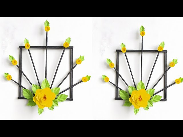 Paper Flower Wall Hanging Very Easy /DIY Paper Craft Easy Wall Decor Ideas /Room Decor || Art ideas 