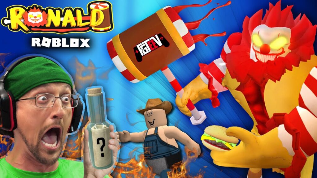 Escape Roblox Ronald The Worst Mcdonalds Fgteev Pc Almost Fried By Evil Clown Game - escape from mcdonalds roblox music videos