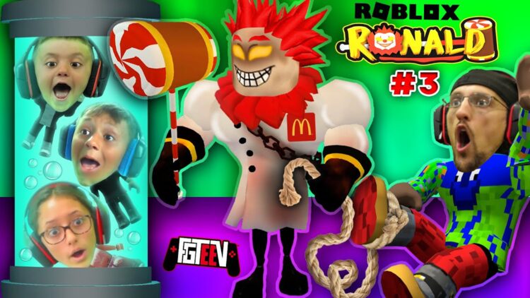 Roblox Ronald 3 Fgteev Vs The Mad Scientist Lab Escape Use Star Code Fgteev - roblox slenderina how to get free robux on a computer easy