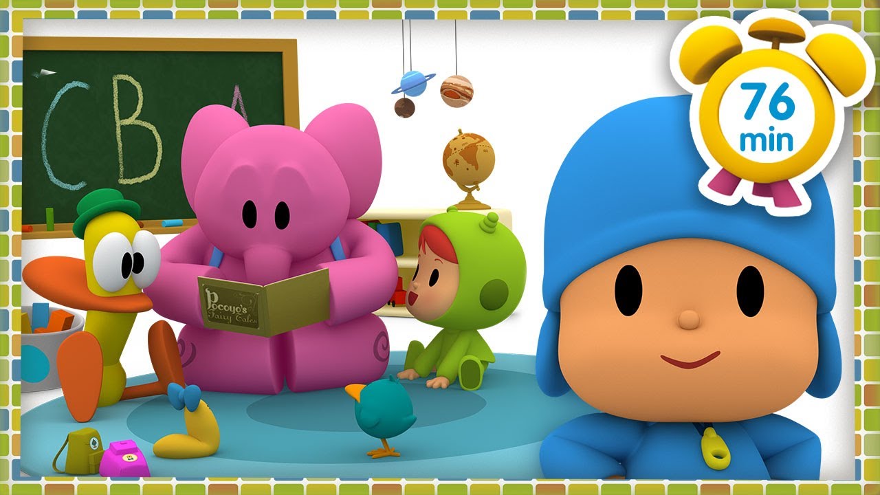 ? POCOYO in ENGLISH - Let's Go Back to School! [96 min] | Full Episodes|VIDEOS and CARTOONS for KIDS 