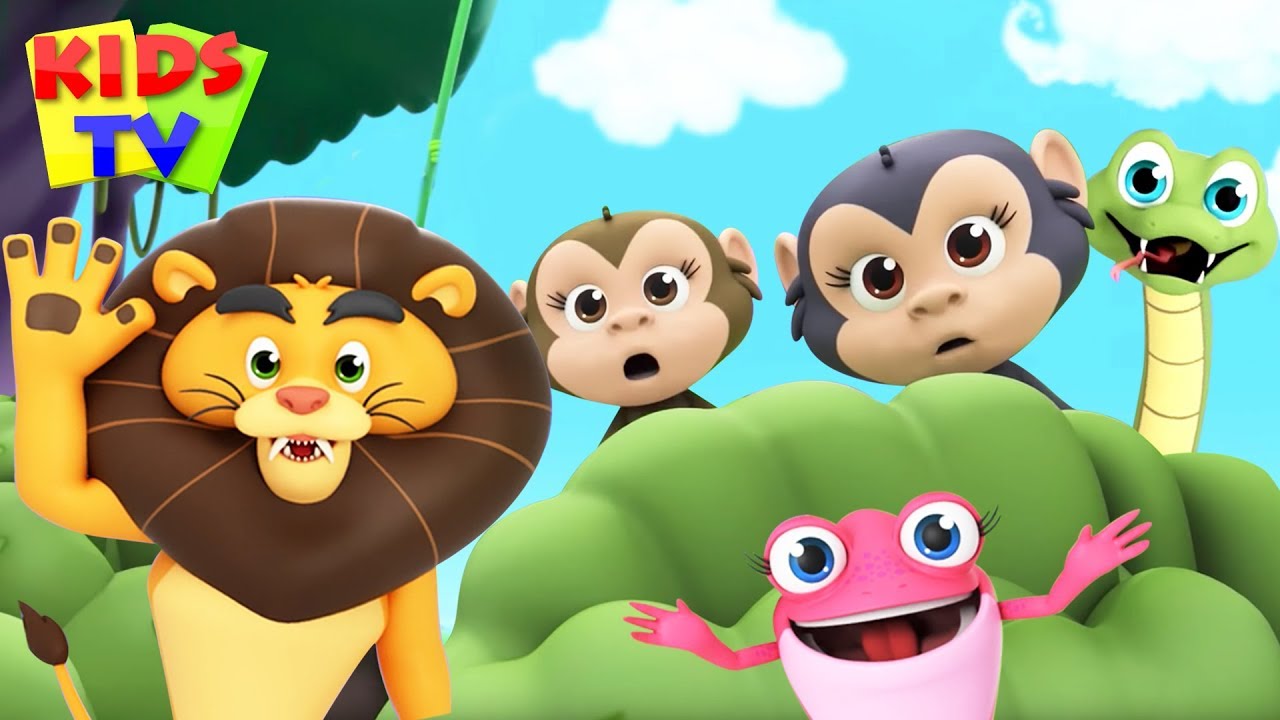 Walking in the Jungle | Super Supremes Cartoons | Children Songs & Videos for Kids 